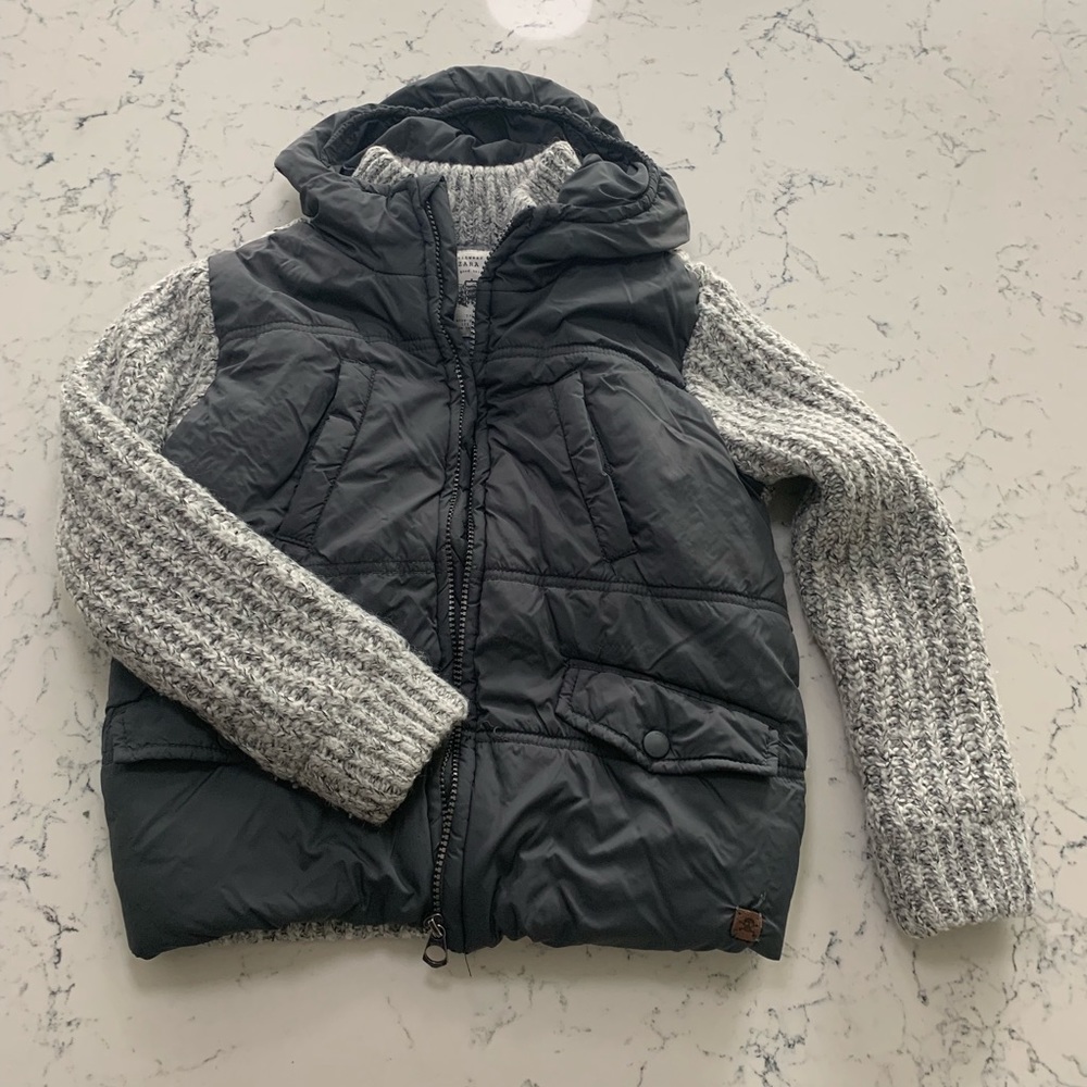 ZARA boys knit jacket